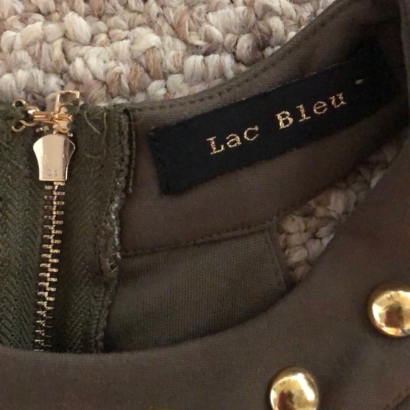 Lac Bleu Olive Romper Size: Small - Picture 3 of 6